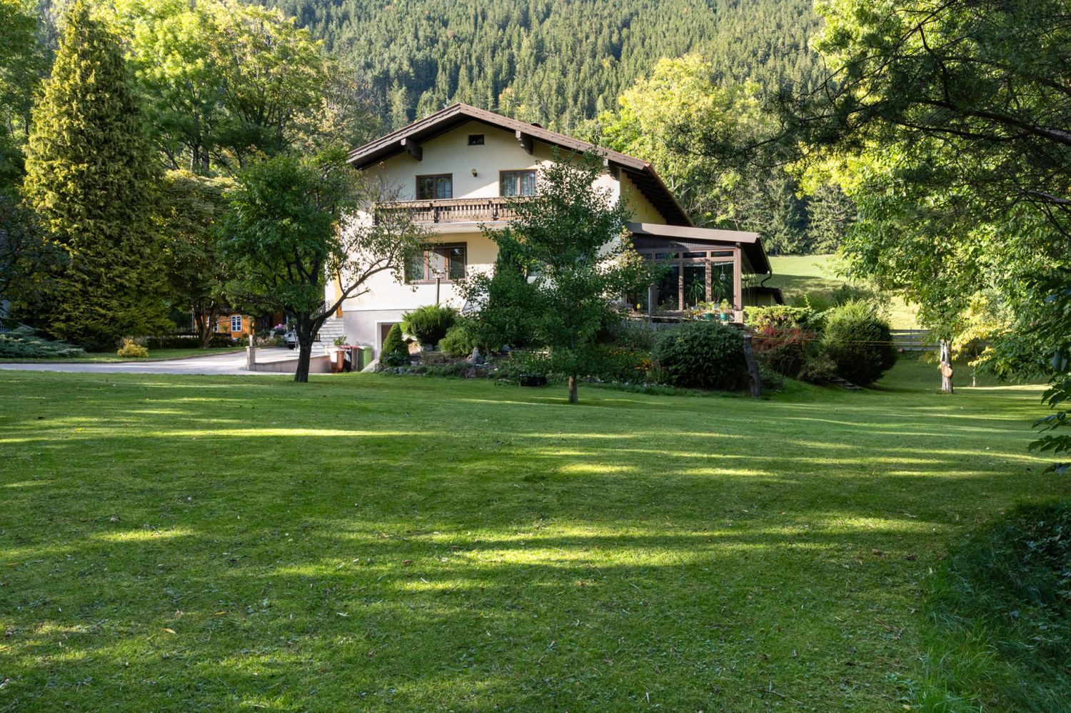 Ferienhaus Schlager in Puchberg am Schneeberg, Blick vom Garten